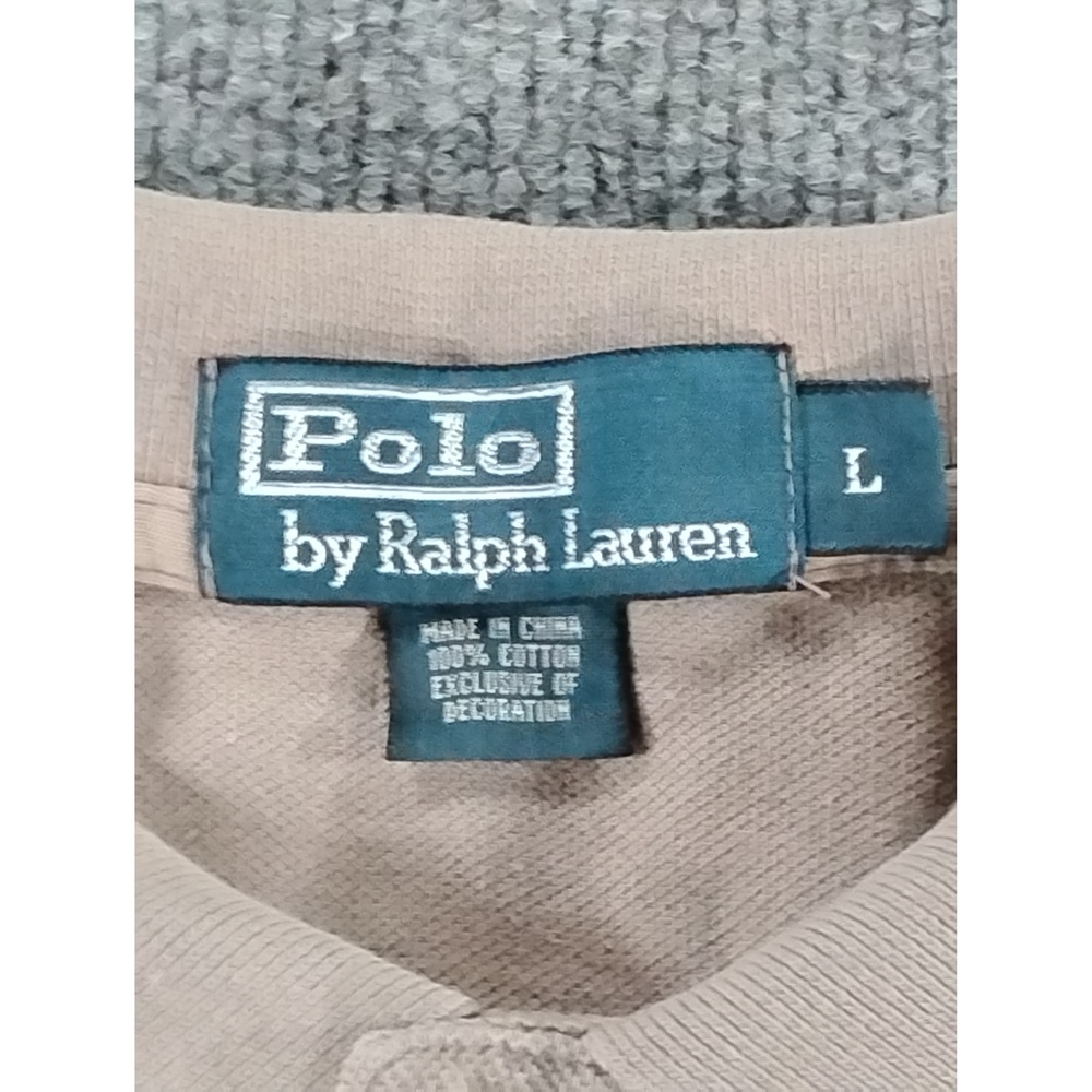 Polo Ralph Lauren Preppy Minimalist Classic Fit Polo Shirt Mens Size L Cotton - Picture 4 of 6